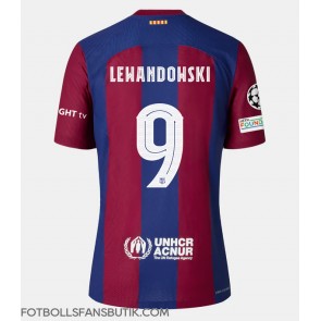 Barcelona Robert Lewandowski #9 Replika Hemmatröja Damer 2023-24 Kortärmad